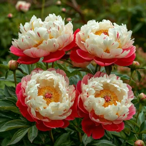 Пион Коралловый Каскад купить по цене от 490р. в интернет-магазине «Посадика» с доставкой почтой в в Узловаяе и по всей России – [изображение №1].